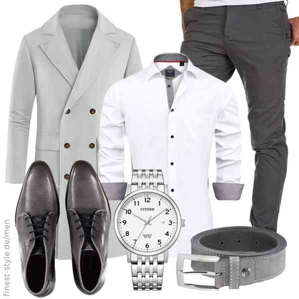 Top herren-Outfit im Finest-Trend-Style für ein selbstbewusstes Modegefühl mit tollen Produkten von Gemijacka,J.VER,Amaci&Sons,Citizen,LINDENMANN,engbers