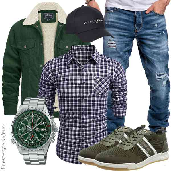 Top herren-Outfit im Finest-Trend-Style für ein selbstbewusstes Modegefühl mit tollen Produkten von TACVASEN,COOFANDY,Amaci&Sons,Casio,Tommy Hilfiger,MUSTANG