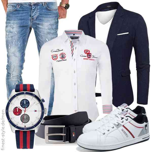 Top herren-Outfit im Finest-Trend-Style für ein selbstbewusstes Modegefühl mit tollen Produkten von COOFANDY,Carisma,Amaci&Sons,Tommy Hilfiger,Tommy Hilfiger,ARRIGO BELLO