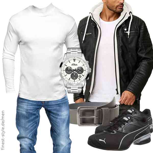 Top herren-Outfit im Finest-Trend-Style für ein selbstbewusstes Modegefühl mit tollen Produkten von Redbridge,seiveini,Amaci&Sons,s.Oliver,Urban Classics,PUMA