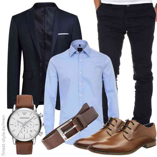 Top herren-Outfit im Finest-Trend-Style für ein selbstbewusstes Modegefühl mit tollen Produkten von YOUTHUP,Venti,Amaci&Sons,Emporio Armani,Tommy Hilfiger,bugatti