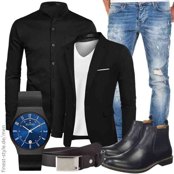 Top herren-Outfit im Finest-Trend-Style für ein selbstbewusstes Modegefühl mit tollen Produkten von COOFANDY,PARKLEES,Amaci&Sons,Skagen,Tommy Hilfiger,Red Tape