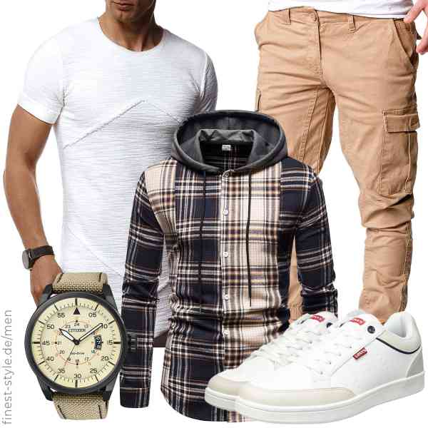 Top herren-Outfit im Finest-Trend-Style für ein selbstbewusstes Modegefühl mit tollen Produkten von Iris Sprite,Leif Nelson,REPUBLIX,CITIZEN,Levi's