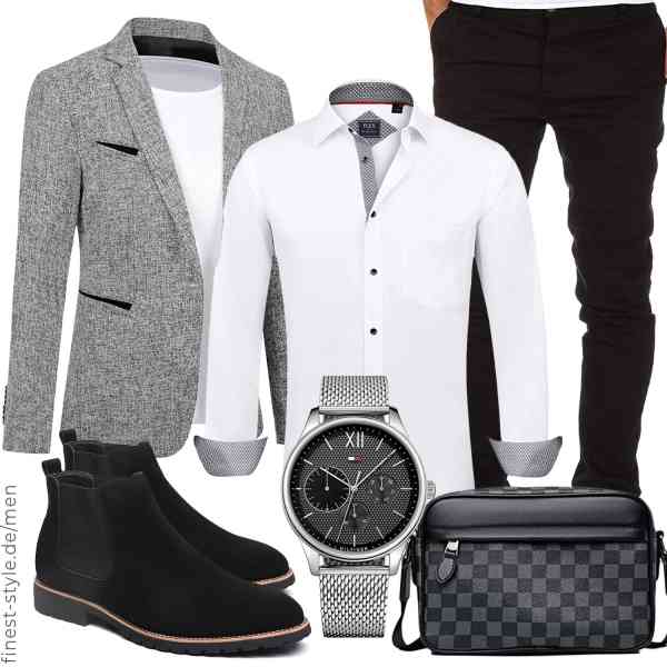 Top herren-Outfit im Finest-Trend-Style für ein selbstbewusstes Modegefühl mit tollen Produkten von Allthemen,siliteelon,Amaci&Sons,Tommy Hilfiger,Plschckes,FUNPLUS