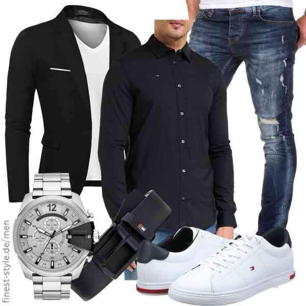 Top herren-Outfit im Finest-Trend-Style für ein selbstbewusstes Modegefühl mit tollen Produkten von COOFANDY,Tommy Jeans,Amaci&Sons,Tommy Hilfiger,Diesel,Tommy Hilfiger