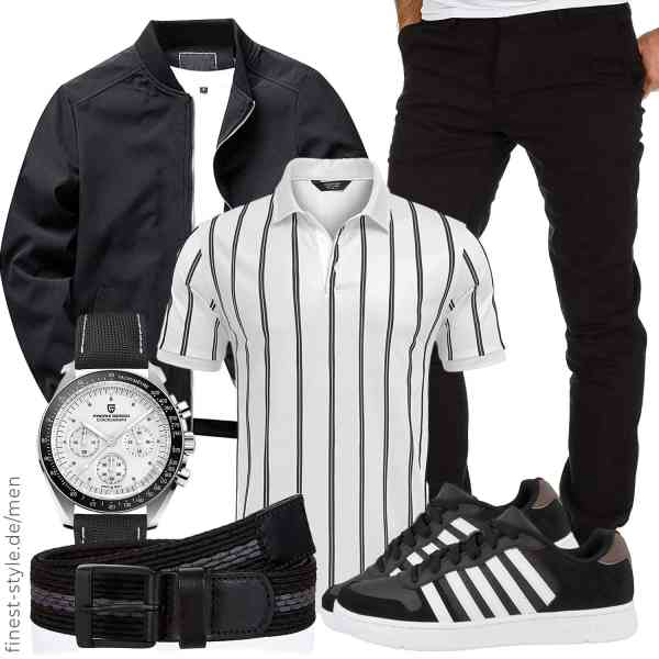 Top herren-Outfit im Finest-Trend-Style für ein selbstbewusstes Modegefühl mit tollen Produkten von KEFITEVD,COOFANDY,Amaci&Sons,LACZ DENTON,Strellson,K-Swiss