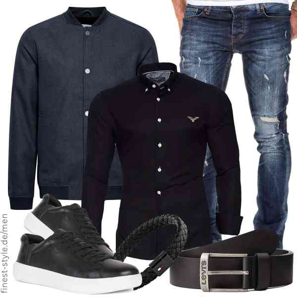 Top herren-Outfit im Finest-Trend-Style für ein selbstbewusstes Modegefühl mit tollen Produkten von !Solid,Kayhan,Amaci&Sons,Levi's,Tommy Hilfiger,Geox