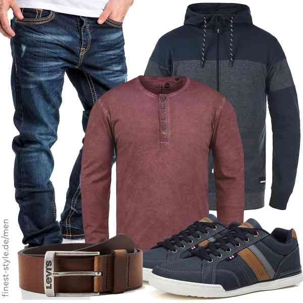 Top herren-Outfit im Finest-Trend-Style für ein selbstbewusstes Modegefühl mit tollen Produkten von !Solid,!Solid,Amaci&Sons,Levi's,AX BOXING