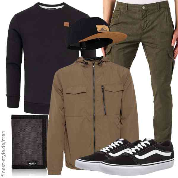 Top herren-Outfit im Finest-Trend-Style für ein selbstbewusstes Modegefühl mit tollen Produkten von b BLEND,Amaci&Sons,Urban Classics,Jumping Bird,Vans,Vans