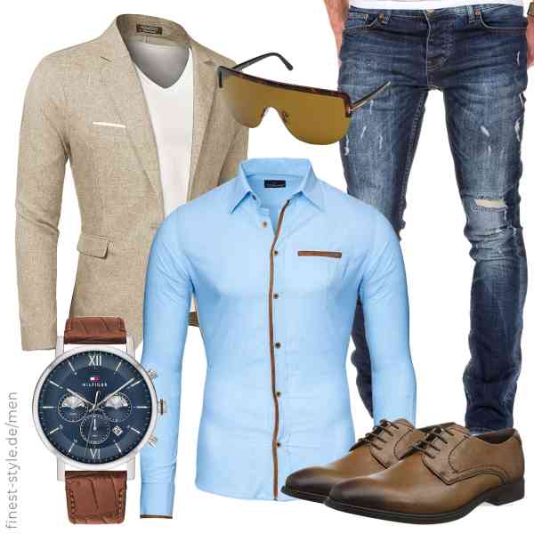 Top herren-Outfit im Finest-Trend-Style für ein selbstbewusstes Modegefühl mit tollen Produkten von COOFANDY,Reslad,Amaci&Sons,Tommy Hilfiger,Tom Ford,ECCO