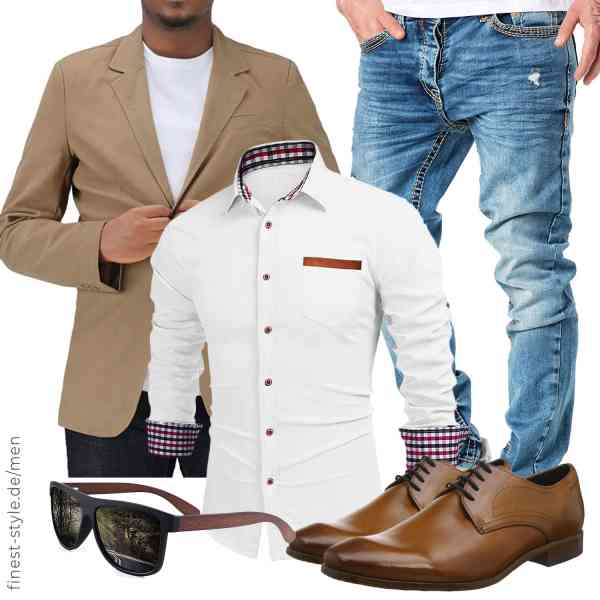 Top herren-Outfit im Finest-Trend-Style für ein selbstbewusstes Modegefühl mit tollen Produkten von Allthemen,JMIERR,Amaci&Sons,CGID,bugatti