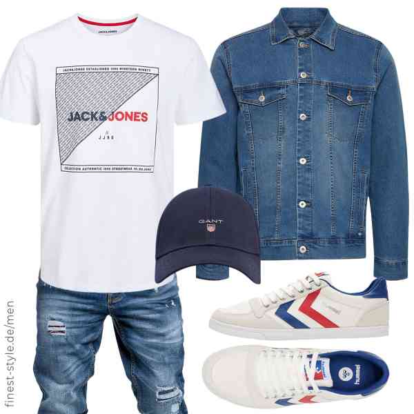 Top herren-Outfit im Finest-Trend-Style für ein selbstbewusstes Modegefühl mit tollen Produkten von !Solid,JACK & JONES,Amaci&Sons,GANT,hummel