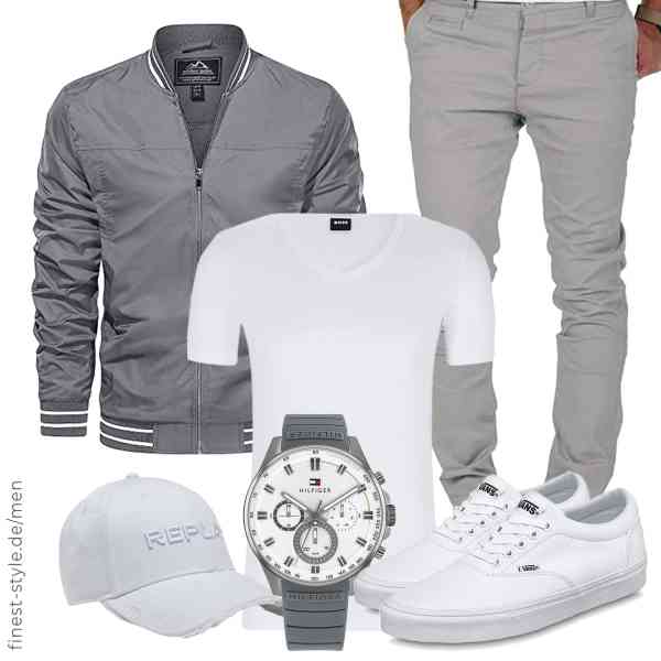 Top herren-Outfit im Finest-Trend-Style für ein selbstbewusstes Modegefühl mit tollen Produkten von KEFITEVD,BOSS,Amaci&Sons,Tommy Hilfiger,Replay,Vans