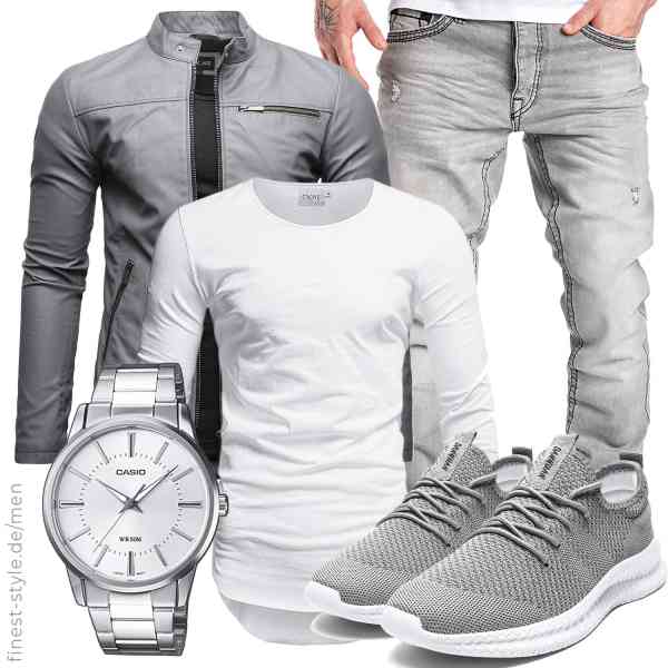 Top herren-Outfit im Finest-Trend-Style für ein selbstbewusstes Modegefühl mit tollen Produkten von Crone,Crone,Amaci&Sons,Casio,Tvtaop