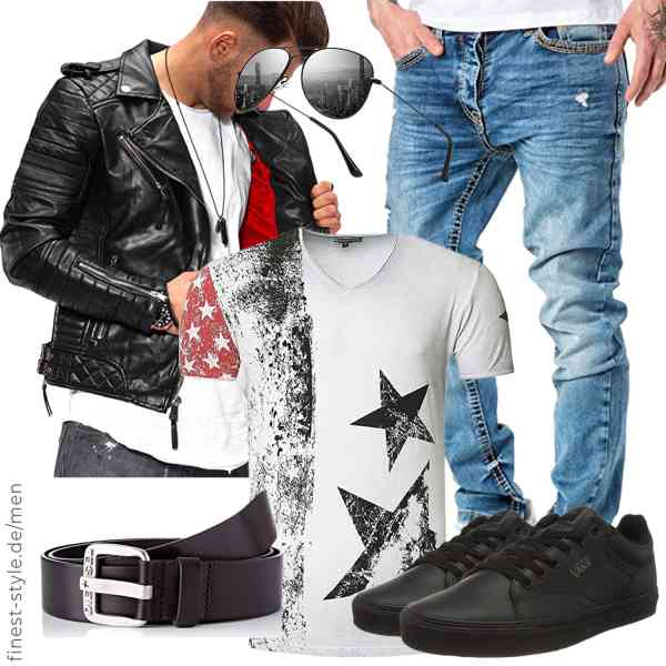 Top herren-Outfit im Finest-Trend-Style für ein selbstbewusstes Modegefühl mit tollen Produkten von behype.,Rusty Neal,Amaci&Sons,kunchu,Diesel,Vans