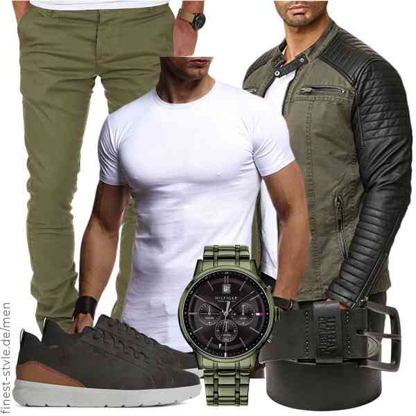 Top herren-Outfit im Finest-Trend-Style für ein selbstbewusstes Modegefühl mit tollen Produkten von Redbridge,Leif Nelson,Amaci&Sons,Tommy Hilfiger,Urban Classics,Geox