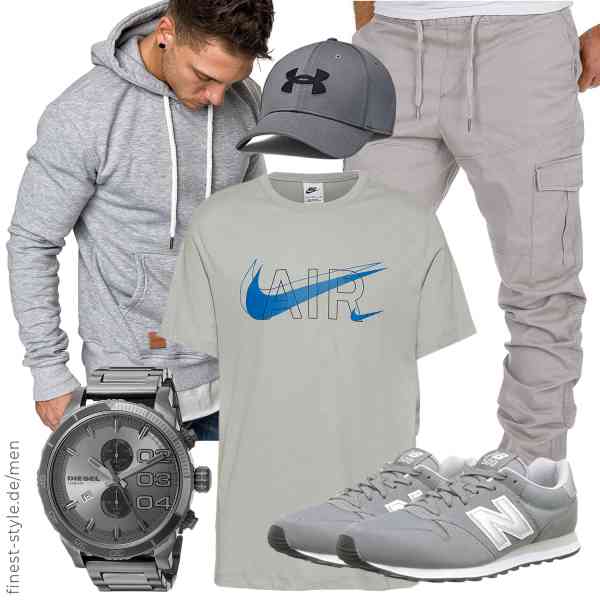 Top herren-Outfit im Finest-Trend-Style für ein selbstbewusstes Modegefühl mit tollen Produkten von REPUBLIX,Nike,Amaci&Sons,Diesel,Under Armour,New Balance