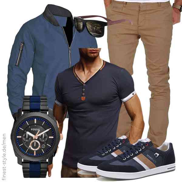 Top herren-Outfit im Finest-Trend-Style für ein selbstbewusstes Modegefühl mit tollen Produkten von zuoxiangru,Leif Nelson,Amaci&Sons,Fossil,CGID,ARRIGO BELLO