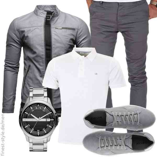 Top herren-Outfit im Finest-Trend-Style für ein selbstbewusstes Modegefühl mit tollen Produkten von Crone,Calvin Klein,Amaci&Sons,Armani Exchange,Geox