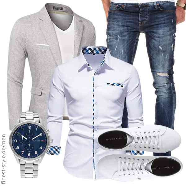 Top herren-Outfit im Finest-Trend-Style für ein selbstbewusstes Modegefühl mit tollen Produkten von COOFANDY,Boyland,Amaci&Sons,Tommy Hilfiger,Tommy Hilfiger