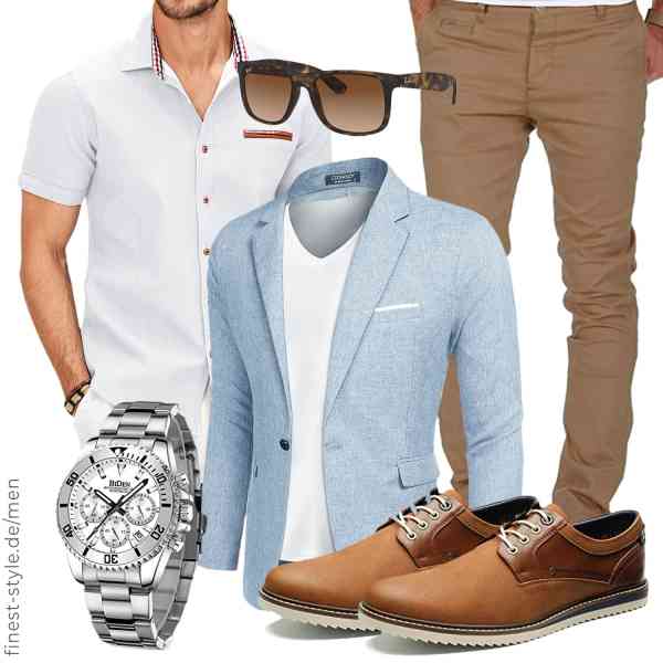 Top herren-Outfit im Finest-Trend-Style für ein selbstbewusstes Modegefühl mit tollen Produkten von COOFANDY,COOFANDY,Amaci&Sons,BIDEN,Ray-Ban,Bruno Marc