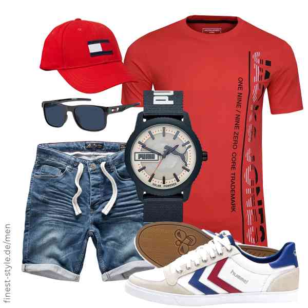 Top herren-Outfit im Finest-Trend-Style für ein selbstbewusstes Modegefühl mit tollen Produkten von JACK & JONES,Amaci&Sons,PUMA,Tommy Hilfiger,Tommy Hilfiger,hummel