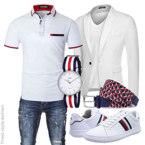 Top herren-Outfit im Finest-Trend-Style für ein selbstbewusstes Modegefühl mit tollen Produkten von COOFANDY,LIUPMWE,Amaci&Sons,Timex,Glamexx24,Tommy Hilfiger