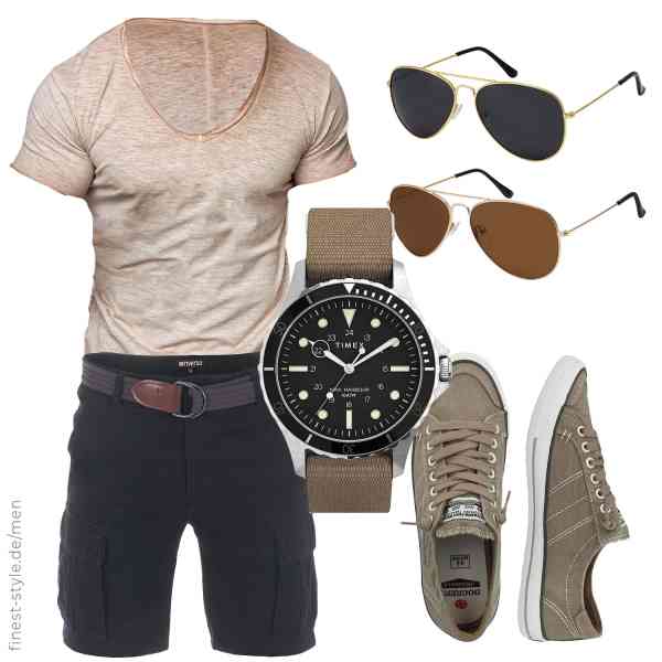 Top herren-Outfit im Finest-Trend-Style für ein selbstbewusstes Modegefühl mit tollen Produkten von REPUBLIX,riverso,Timex,La Optica B.L.M.,Dockers by Gerli