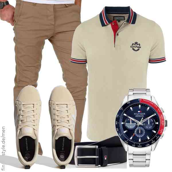 Top herren-Outfit im Finest-Trend-Style für ein selbstbewusstes Modegefühl mit tollen Produkten von Karl´s People,Amaci&Sons,Tommy Hilfiger,Tommy Hilfiger,adidas