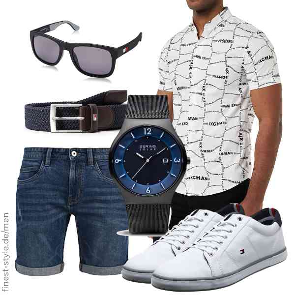 Top herren-Outfit im Finest-Trend-Style für ein selbstbewusstes Modegefühl mit tollen Produkten von Armani Exchange,Indicode,BERING,Tommy Hilfiger,Tommy Hilfiger,Tommy Hilfiger