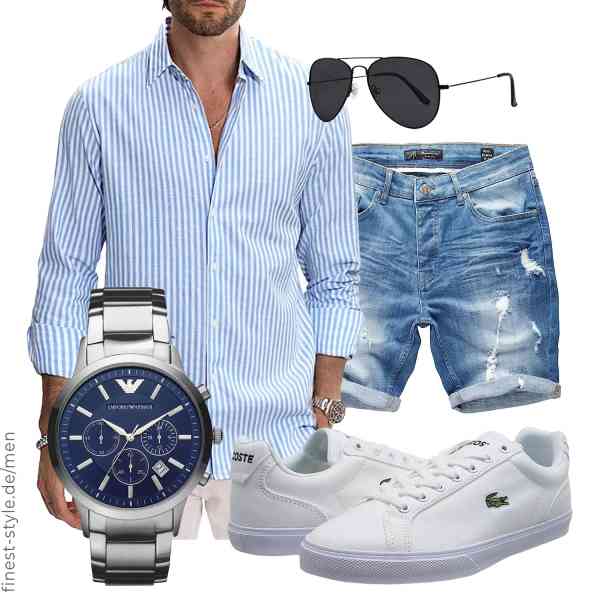 Top herren-Outfit im Finest-Trend-Style für ein selbstbewusstes Modegefühl mit tollen Produkten von AlvaQ,Amaci&Sons,Emporio Armani,JOOX,Lacoste