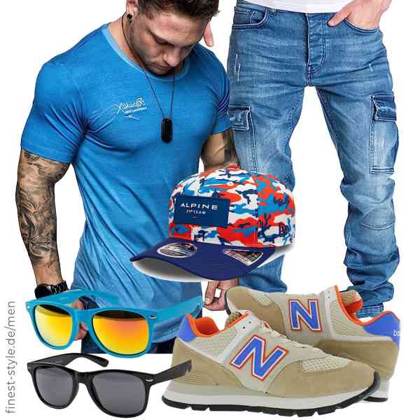 Top herren-Outfit im Finest-Trend-Style für ein selbstbewusstes Modegefühl mit tollen Produkten von REPUBLIX,Amaci&Sons,Ciffre,New Era,New Balance