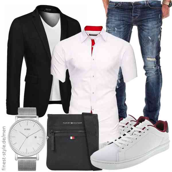 Top herren-Outfit im Finest-Trend-Style für ein selbstbewusstes Modegefühl mit tollen Produkten von COOFANDY,Kayhan,Amaci&Sons,BUREI,Tommy Hilfiger,Tommy Hilfiger