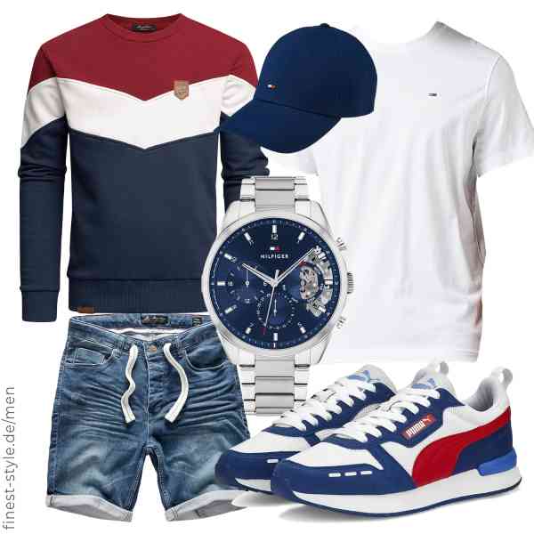 Top herren-Outfit im Finest-Trend-Style für ein selbstbewusstes Modegefühl mit tollen Produkten von Amaci&Sons,Tommy Hilfiger,Amaci&Sons,Tommy Hilfiger,Tommy Hilfiger,PUMA