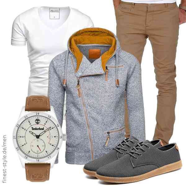 Top herren-Outfit im Finest-Trend-Style für ein selbstbewusstes Modegefühl mit tollen Produkten von Angbater,REPUBLIX,Amaci&Sons,Timberland,QIJGS