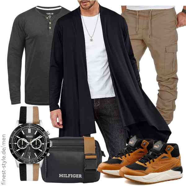 Top herren-Outfit im Finest-Trend-Style für ein selbstbewusstes Modegefühl mit tollen Produkten von COOFANDY,!Solid,Amaci&Sons,BOSS,Tommy Hilfiger,PUMA