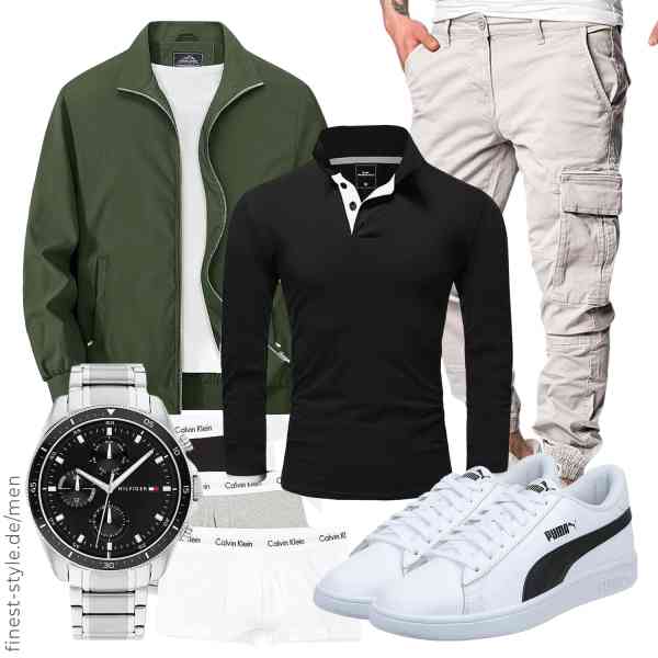 Top herren-Outfit im Finest-Trend-Style für ein selbstbewusstes Modegefühl mit tollen Produkten von MAGCOMSEN,REPUBLIX,REPUBLIX,Tommy Hilfiger,Calvin Klein,PUMA