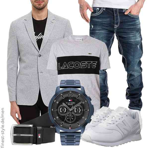 Top herren-Outfit im Finest-Trend-Style für ein selbstbewusstes Modegefühl mit tollen Produkten von DeFacto,Lacoste,Amaci&Sons,Tommy Hilfiger,Tommy Hilfiger,New Balance