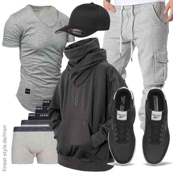 Top herren-Outfit im Finest-Trend-Style für ein selbstbewusstes Modegefühl mit tollen Produkten von Eocicvvi,Reebok,REPUBLIX,Amaci&Sons,JACK & JONES,Flexfit,Reebok,Eocicvvi,REPUBLIX,Amaci&Sons,JACK & JONES,Flexfit,Reebok