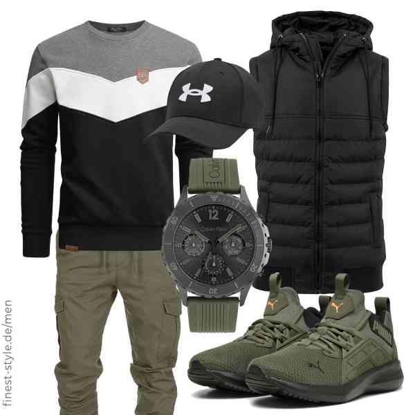 Top herren-Outfit im Finest-Trend-Style für ein selbstbewusstes Modegefühl mit tollen Produkten von COOZO,Amaci&Sons,Amaci&Sons,Calvin Klein,Under Armour,PUMA