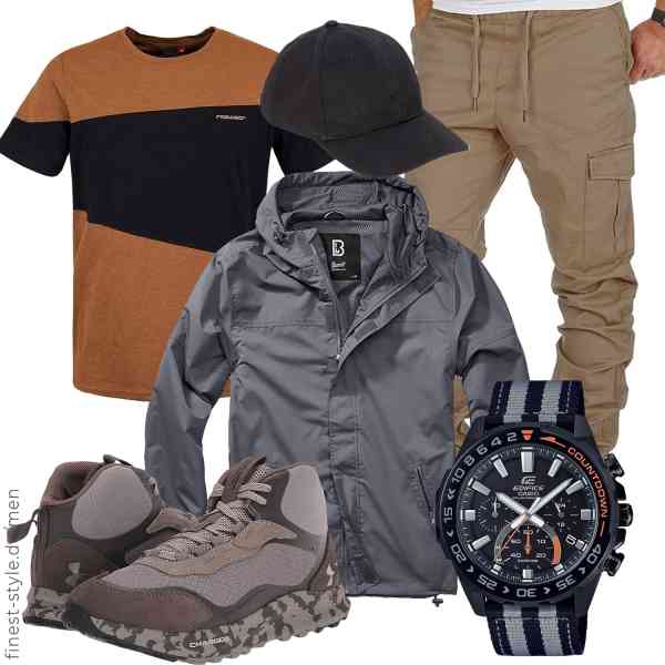 Top herren-Outfit im Finest-Trend-Style für ein selbstbewusstes Modegefühl mit tollen Produkten von Brandit,Ragwear,Amaci&Sons,Casio,camel active,Under Armour