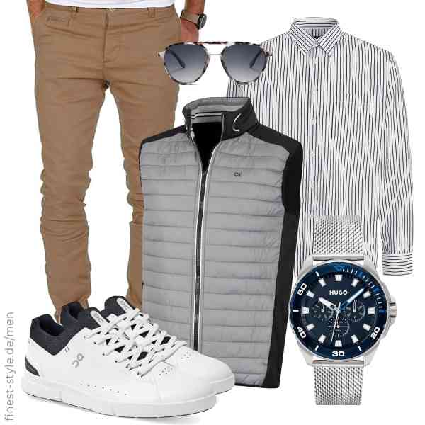 Top herren-Outfit im Finest-Trend-Style für ein selbstbewusstes Modegefühl mit tollen Produkten von Calvin Klein,JACK & JONES,Amaci&Sons,HUGO,SOJOS,On Running