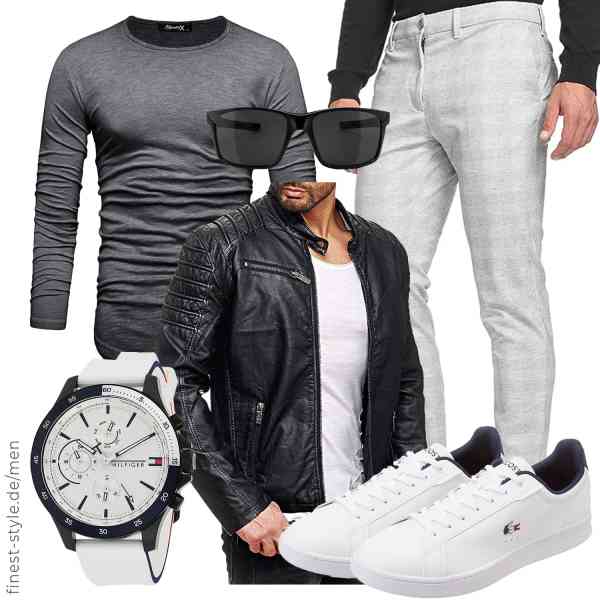 Top herren-Outfit im Finest-Trend-Style für ein selbstbewusstes Modegefühl mit tollen Produkten von Redbridge,Amaci&Sons,Indicode,Tommy Hilfiger,King Kerosin,Lacoste