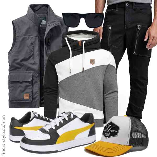 Top herren-Outfit im Finest-Trend-Style für ein selbstbewusstes Modegefühl mit tollen Produkten von Btmpmcs,Amaci&Sons,G-STAR RAW,Surf Monkey,grinderPUNCH,PUMA