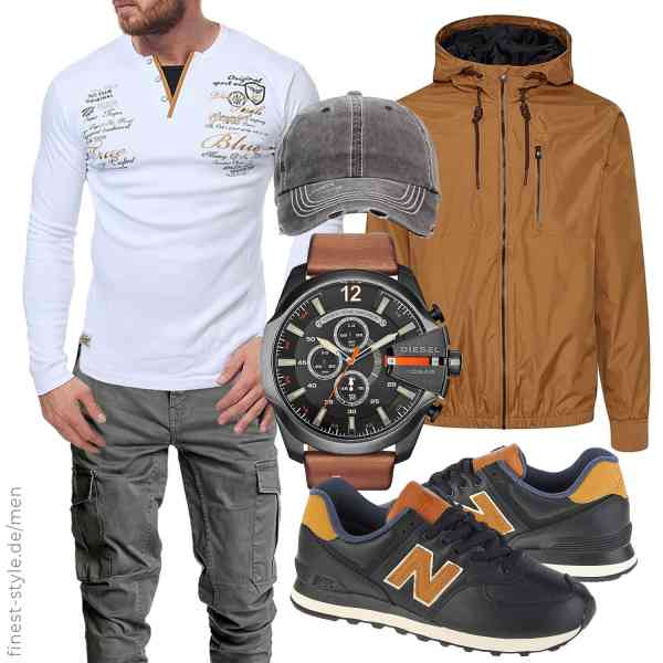 Top herren-Outfit im Finest-Trend-Style für ein selbstbewusstes Modegefühl mit tollen Produkten von 11 Project,Violento,REPUBLIX,Diesel,Alsino,New Balance