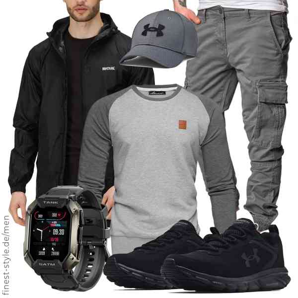 Top herren-Outfit im Finest-Trend-Style für ein selbstbewusstes Modegefühl mit tollen Produkten von Regatta,Amaci&Sons,REPUBLIX,KOSPET,Under Armour,Under Armour