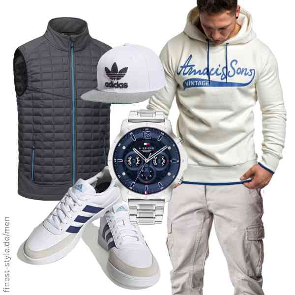 Top herren-Outfit im Finest-Trend-Style für ein selbstbewusstes Modegefühl mit tollen Produkten von Little Donkey Andy,Amaci&Sons,REPUBLIX,Tommy Hilfiger,adidas Originals,ADIDAS