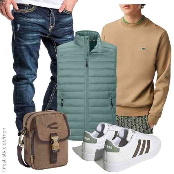 Top herren-Outfit im Finest-Trend-Style für ein selbstbewusstes Modegefühl mit tollen Produkten von 33,000ft,Lacoste,Amaci&Sons,camel active,adidas