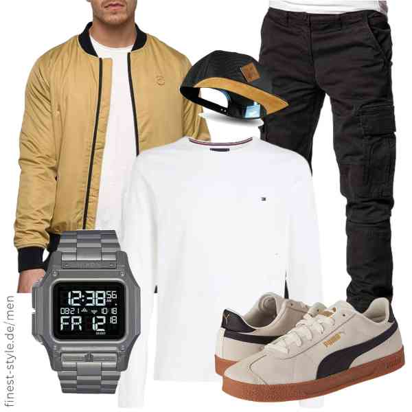 Top herren-Outfit im Finest-Trend-Style für ein selbstbewusstes Modegefühl mit tollen Produkten von Indicode,Tommy Hilfiger,REPUBLIX,Nixon,Soulbuddy,PUMA