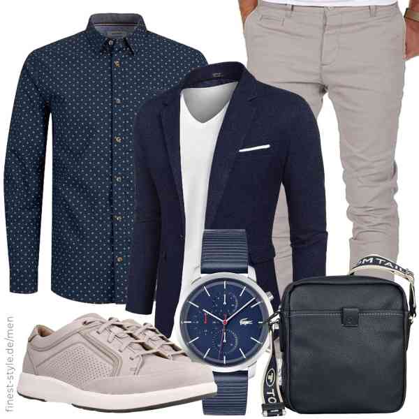 Top herren-Outfit im Finest-Trend-Style für ein selbstbewusstes Modegefühl mit tollen Produkten von COOFANDY,JACK & JONES,Amaci&Sons,Lacoste,TOM TAILOR,Clarks